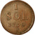 Coin, Luxembourg, Leopold II, Sol, 1790, G, EF(40-45), Copper, KM:15