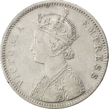 INDIA-BRITISH, Rupee, 1877, KM #492, EF(40-45), Silver, 30.79, 11.53