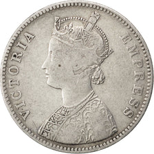 INDIA-BRITISH, Rupee, 1881, KM #492, VF(30-35), Silver, 30.79, 11.48