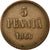 Münze, Finnland, Alexander II, 5 Pennia, 1866, SS+, Kupfer, KM:4.1