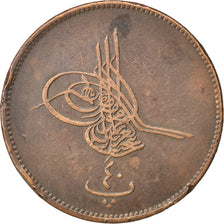 EGYPT, 40 Para, Qirsh, 1869, Misr, KM #248.1, EF(40-45), Bronze, 37.06, 25.37