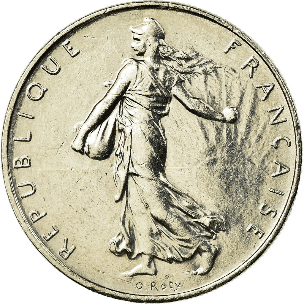 Moneta, Francja, Semeuse, Franc, 1994, Paris, AU(55-58), Nikiel, KM:925.1