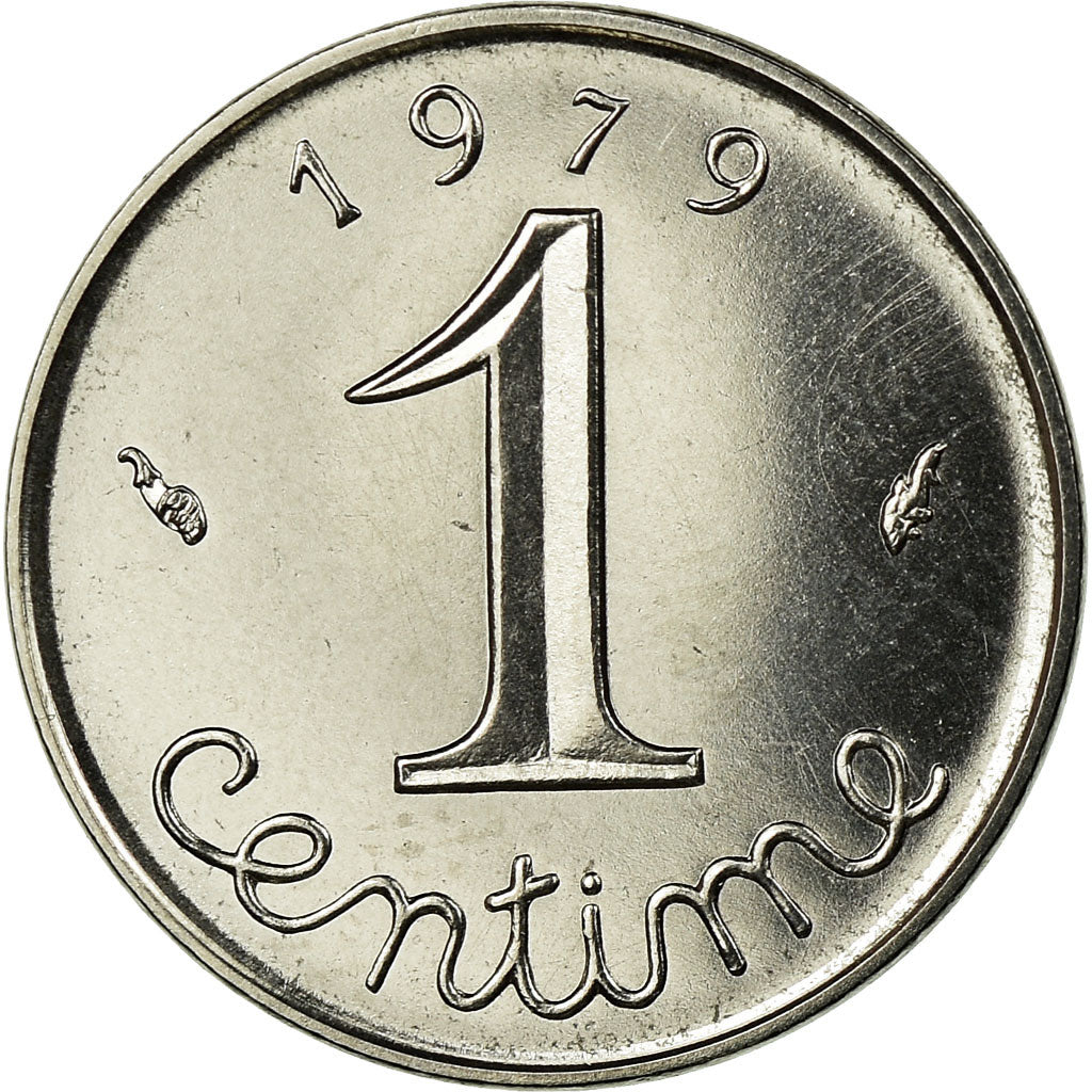 Münze, Frankreich, Épi, Centime, 1979, Paris, UNZ, Stainless Steel, KM:928