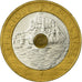 Münze, Frankreich, Mont Saint Michel, 20 Francs, 1992, SS, Tri-Metallic