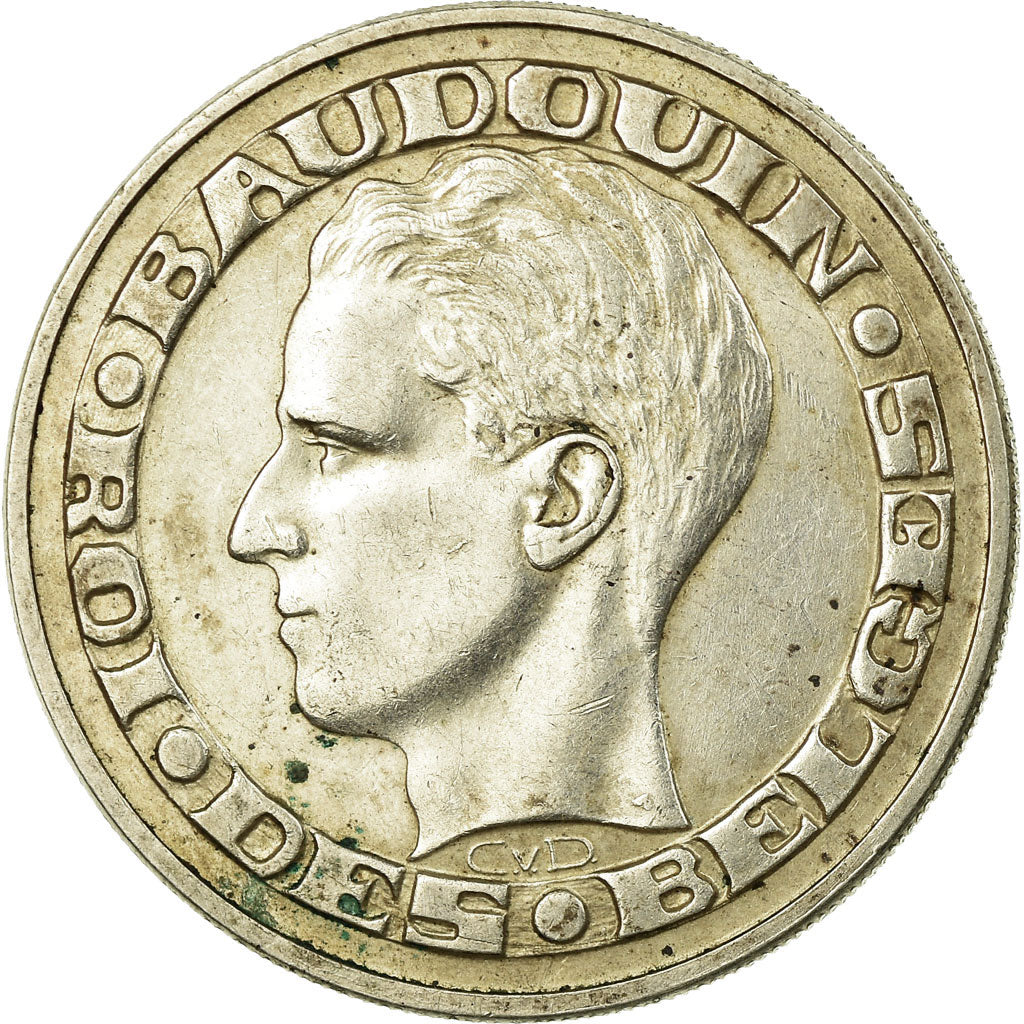 Monnaie, Belgique, 50 Francs, 50 Frank, 1958, Bruxelles, TTB, Argent, KM:150.1