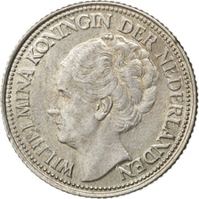 CURACAO, 1/4 Gulden, 1947, Denver, KM #44, AU(55-58), Silver, 18.8, 3.60
