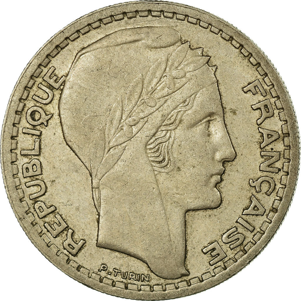Munten, Frankrijk, Turin, 10 Francs, 1947, FR+, Copper-nickel, KM:908.1