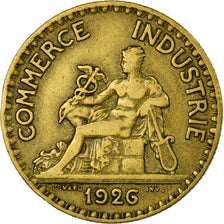 Coin, France, Chambre de commerce, 2 Francs, 1926, Paris, EF(40-45)