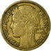 Moneda, Francia, Morlon, 2 Francs, 1934, BC+, Aluminio - bronce, KM:886
