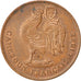CAMEROON, Franc, 1943, Pretoria, KM #5, AU(55-58), Bronze, 25, Lecompte #16,...