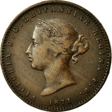 Coin, Jersey, Victoria, 1/26 Shilling, 1871, EF(40-45), Bronze, KM:4