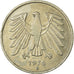 Coin, GERMANY - FEDERAL REPUBLIC, 5 Mark, 1976, Karlsruhe, EF(40-45)