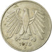Coin, GERMANY - FEDERAL REPUBLIC, 5 Mark, 1976, Stuttgart, VF(20-25)