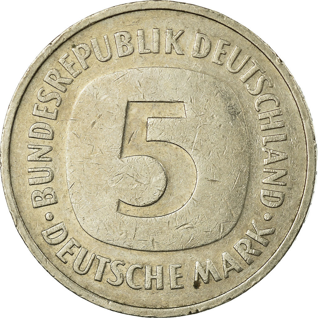 Monnaie, République fédérale allemande, 5 Mark, 1977, Munich, TB