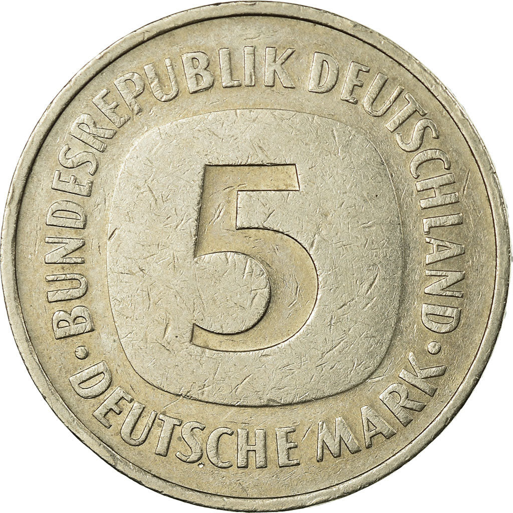 Coin, GERMANY - FEDERAL REPUBLIC, 5 Mark, 1978, Munich, VF(30-35), Copper-Nickel