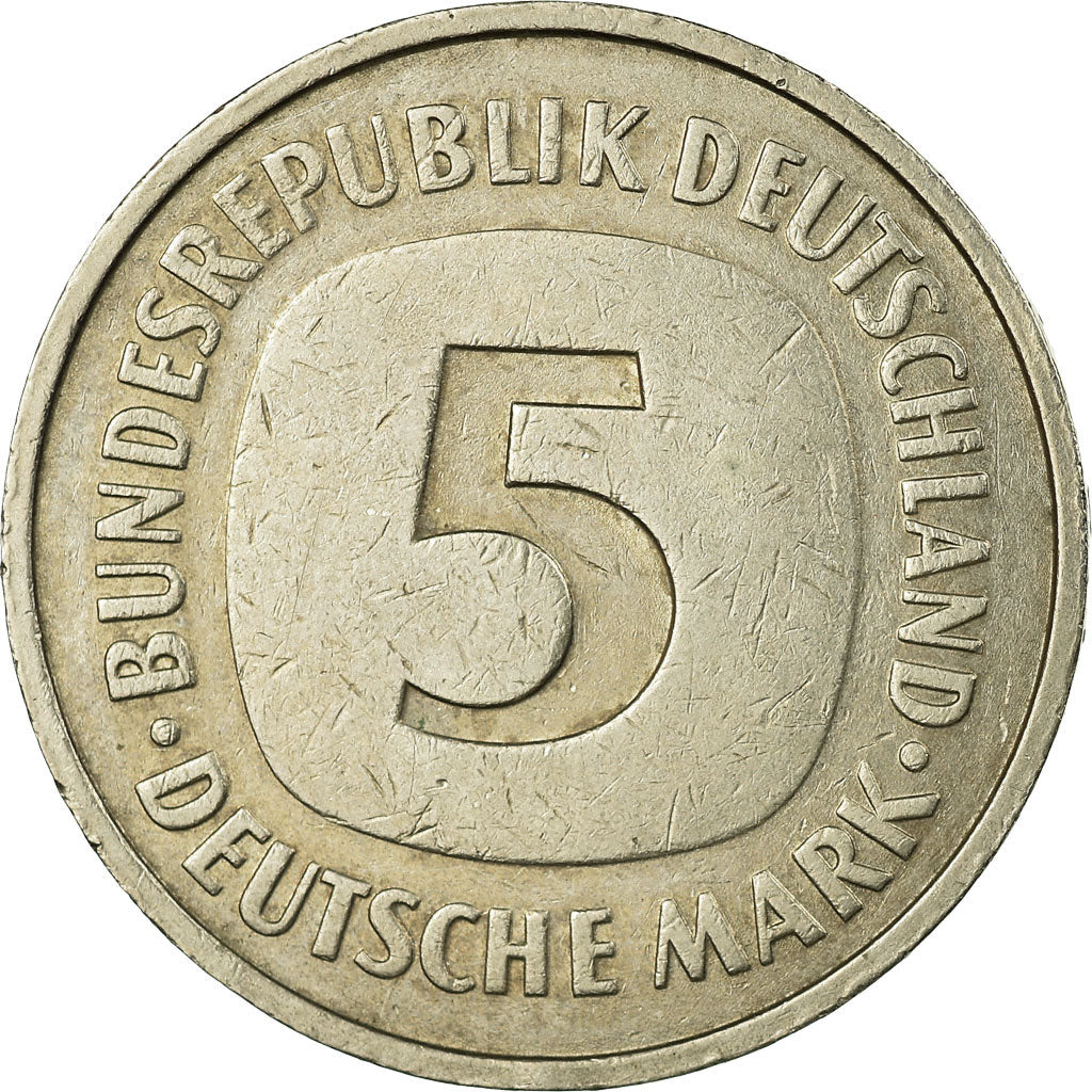 Coin, GERMANY - FEDERAL REPUBLIC, 5 Mark, 1978, Stuttgart, VF(30-35)