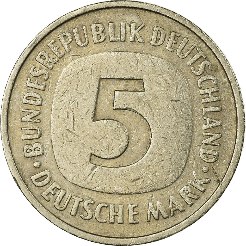 Coin, GERMANY - FEDERAL REPUBLIC, 5 Mark, 1979, Stuttgart, VF(20-25)