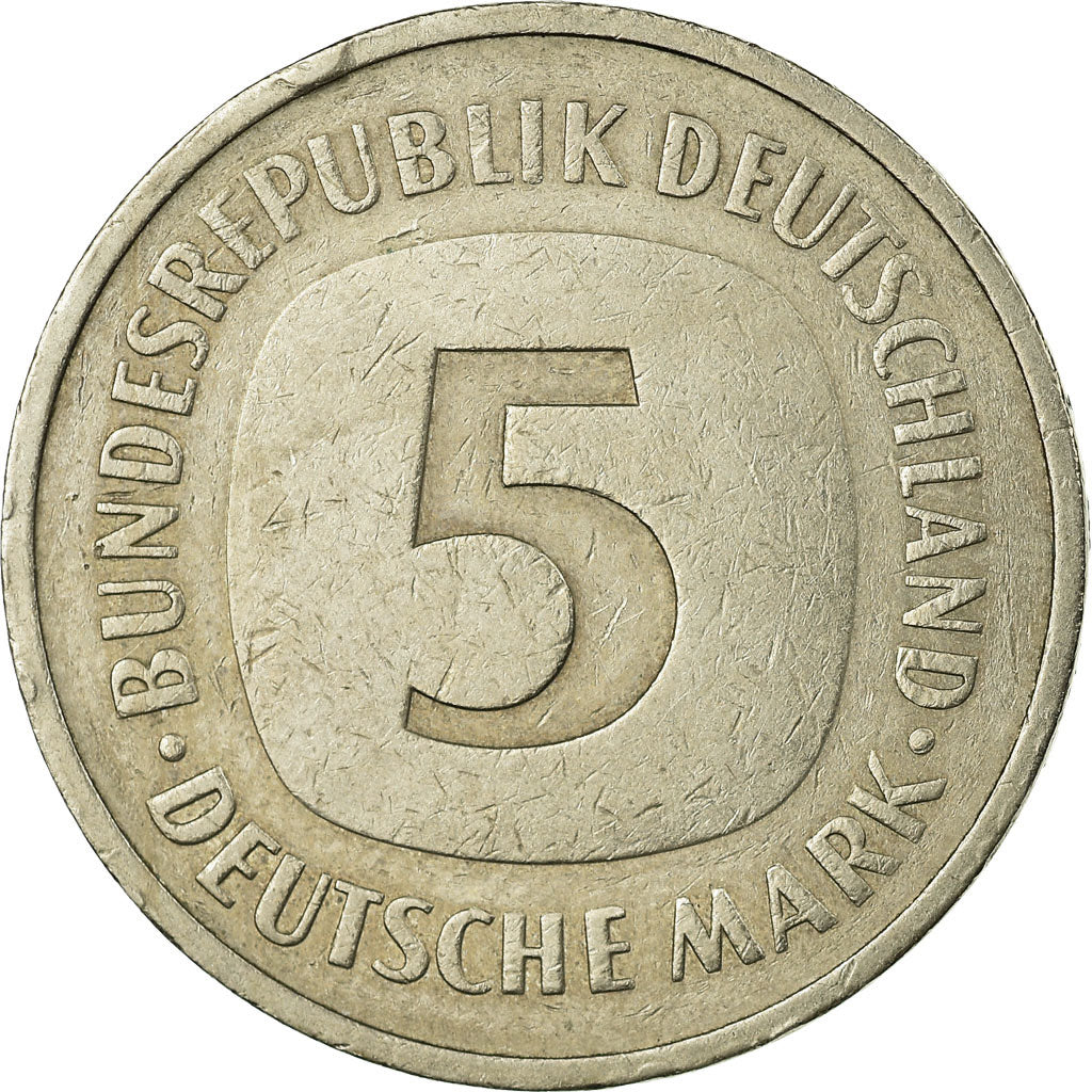Munten, Federale Duitse Republiek, 5 Mark, 1979, Hamburg, FR+, Copper-Nickel