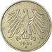 Coin, GERMANY - FEDERAL REPUBLIC, 5 Mark, 1981, Karlsruhe, VF(30-35)
