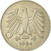 Moneda, ALEMANIA - REPÚBLICA FEDERAL, 5 Mark, 1984, Hamburg, MBC, Cobre -