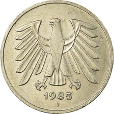 Münze, Bundesrepublik Deutschland, 5 Mark, 1985, Hamburg, SS, Copper-Nickel