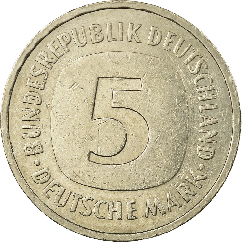 Münze, Bundesrepublik Deutschland, 5 Mark, 1985, Hamburg, SS, Copper-Nickel