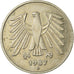 Coin, GERMANY - FEDERAL REPUBLIC, 5 Mark, 1987, Munich, EF(40-45), Copper-Nickel