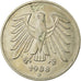 Coin, GERMANY - FEDERAL REPUBLIC, 5 Mark, 1988, Munich, EF(40-45), Copper-Nickel