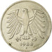 Coin, GERMANY - FEDERAL REPUBLIC, 5 Mark, 1988, Stuttgart, EF(40-45)