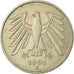 Coin, GERMANY - FEDERAL REPUBLIC, 5 Mark, 1991, Karlsruhe, EF(40-45)