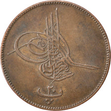 EGYPT, 20 Para, 1852, KM #244, AU(50-53), Bronze, 29.5-32, 12.59