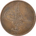 EGYPT, 20 Para, 1852, KM #244, AU(50-53), Bronze, 29.5-32, 12.59