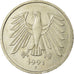 Coin, GERMANY - FEDERAL REPUBLIC, 5 Mark, 1991, Stuttgart, EF(40-45)