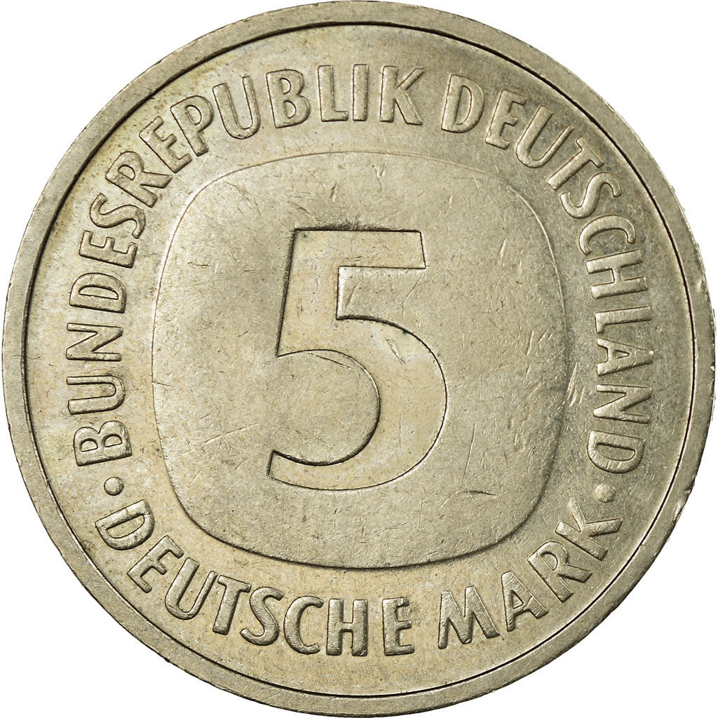 Coin, GERMANY - FEDERAL REPUBLIC, 5 Mark, 1993, Stuttgart, EF(40-45)