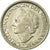 Coin, Netherlands, Wilhelmina I, 25 Cents, 1948, VF(30-35), Nickel, KM:178