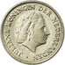 Coin, Netherlands, Juliana, 10 Cents, 1954, VF(30-35), Nickel, KM:182