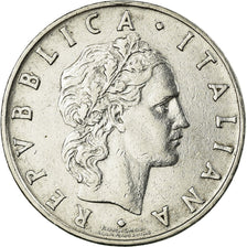 Coin, Italy, 50 Lire, 1954, Rome, EF(40-45), Stainless Steel, KM:95.1