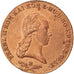 AUSTRIA, 6 Kreuzer, 1800, Kremnitz, KM #2128, AU(55-58), Copper, 12.90