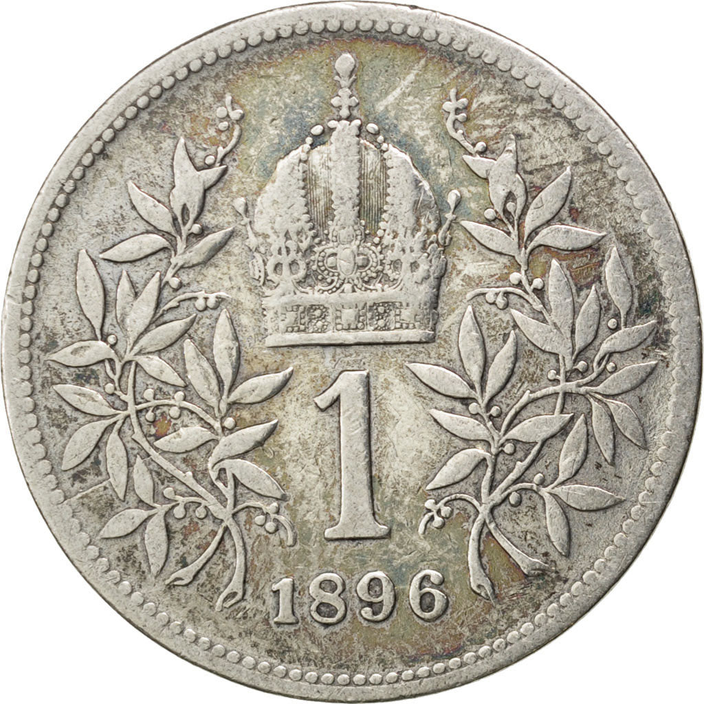 AUSTRIA, Corona, 1896, KM #2804, MS(60-62), Silver, 23, 4.87