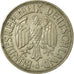 Coin, GERMANY - FEDERAL REPUBLIC, Mark, 1954, Karlsruhe, EF(40-45)