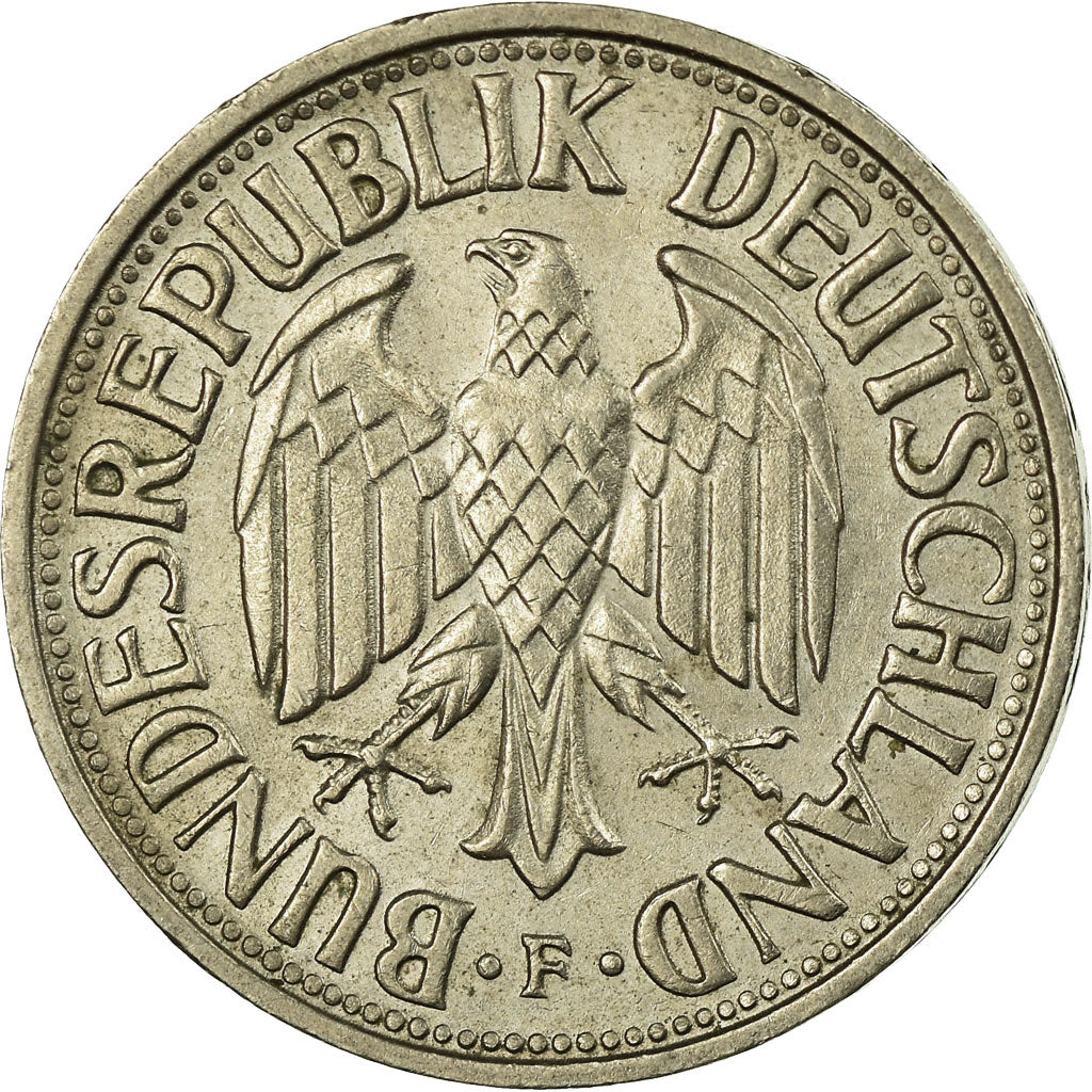 Coin, GERMANY - FEDERAL REPUBLIC, Mark, 1964, Stuttgart, EF(40-45)