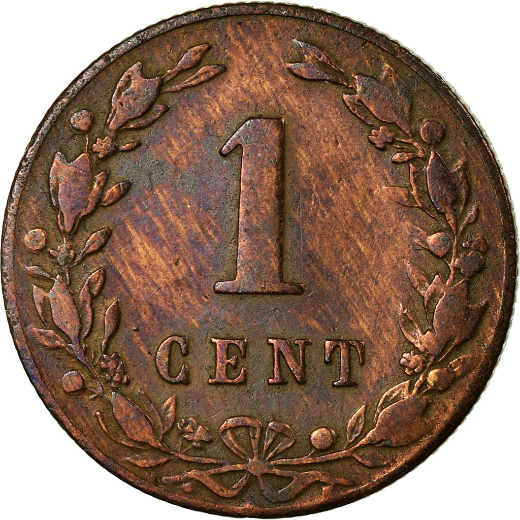 Coin, Netherlands, William III, Cent, 1882, VF(30-35), Bronze, KM:107.1