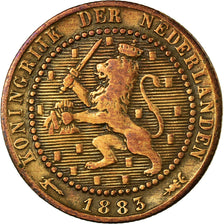 Coin, Netherlands, William III, Cent, 1883, VF(30-35), Bronze, KM:107.1