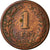 Moneta, Holandia, William III, Cent, 1884, VF(20-25), Bronze, KM:107.1