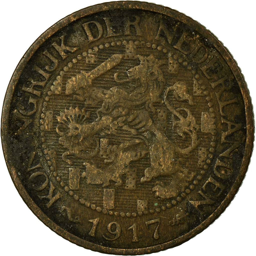 Coin, Netherlands, Wilhelmina I, Cent, 1917, VF(20-25), Bronze, KM:152