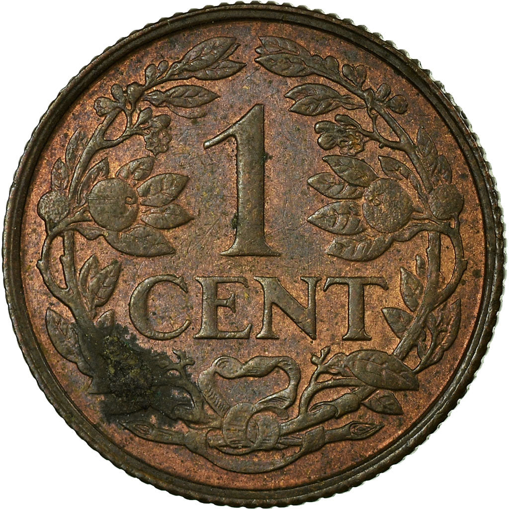Moeda, Países Baixos, Wilhelmina I, Cent, 1941, VF(30-35), Bronze, KM:152