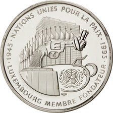 LUXEMBOURG, 100 Francs, 1995, KM #70, MS(65-70), Silver, 15.87