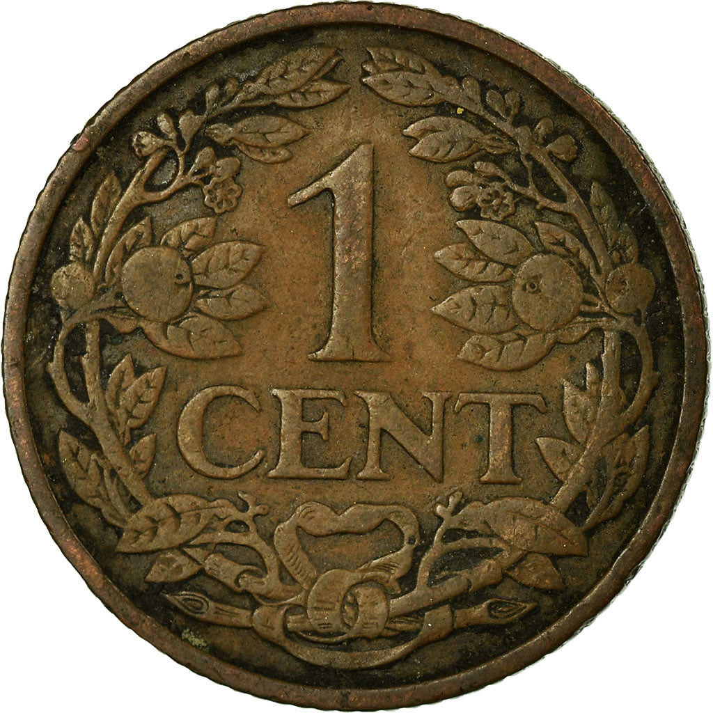Moeda, Países Baixos, Wilhelmina I, Cent, 1928, VF(30-35), Bronze, KM:152