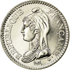 Coin, France, République, Franc, 1992, Paris, MS(63), Nickel, KM:1004.1