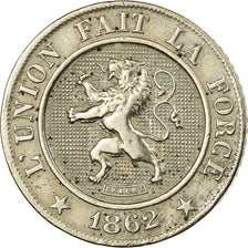 Coin, Belgium, Leopold I, 10 Centimes, 1862, EF(40-45), Copper-nickel, KM:22